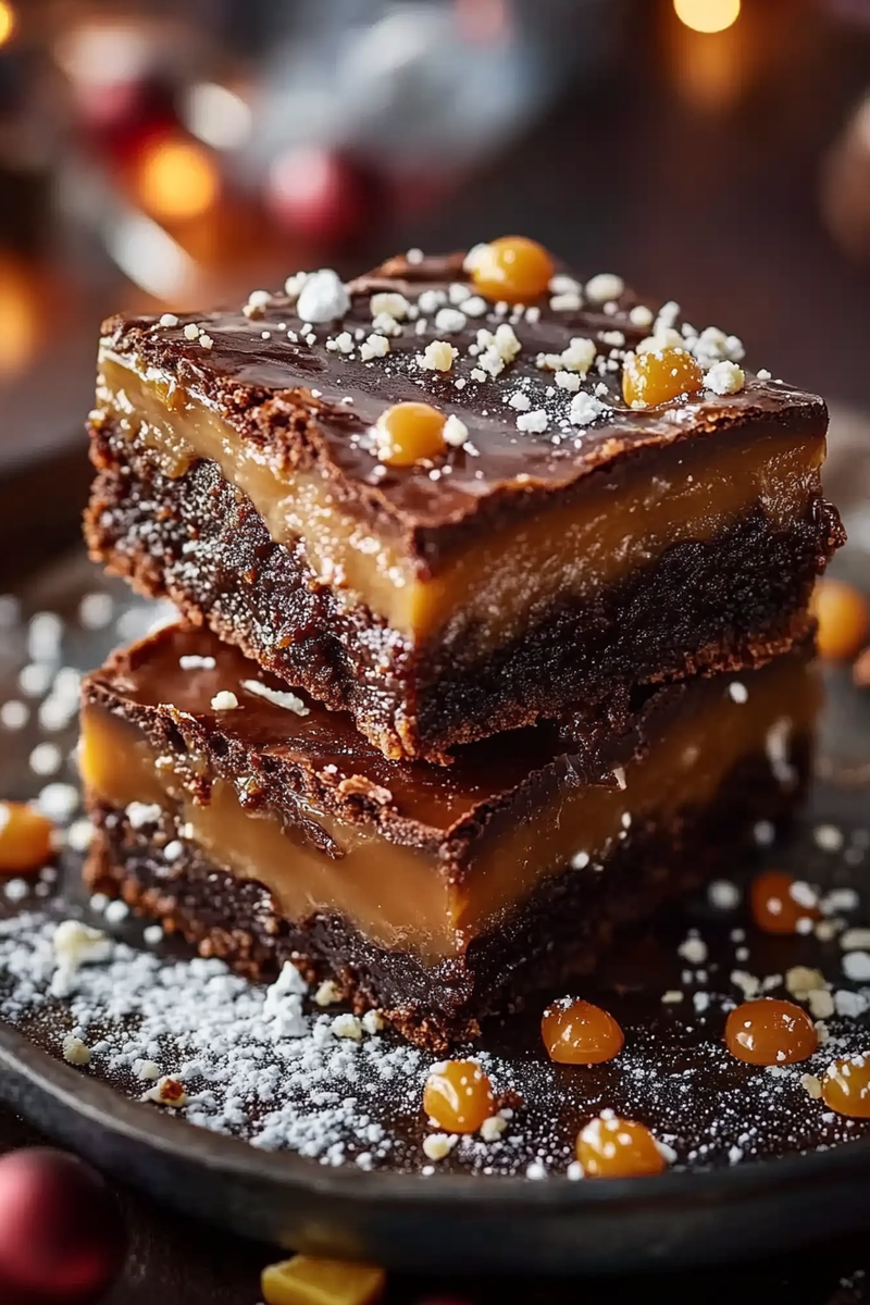 Salted Caramel Brownie Bars