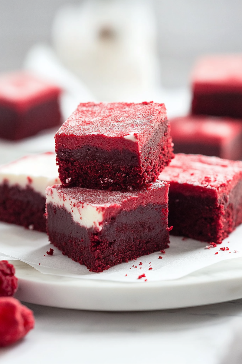 Red Velvet Fudge