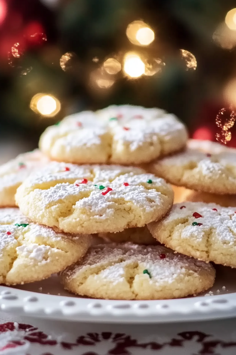 Christmas Ooey Gooey Butter Cookies