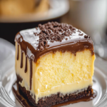 Boston Cream Poke Cake