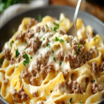 Ground Beef Alfredo