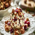 Cranberry Pecan Goat Cheese Ball