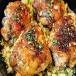 Baked Garlic Brown Sugar Chicken