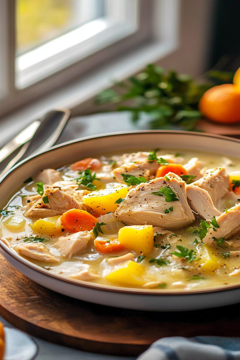 Leftover Turkey Soup