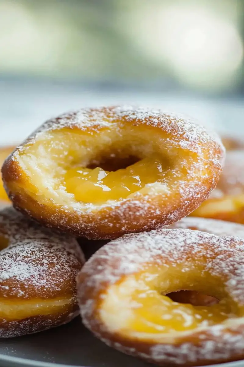 Lemon Filled Doughnuts Recipe