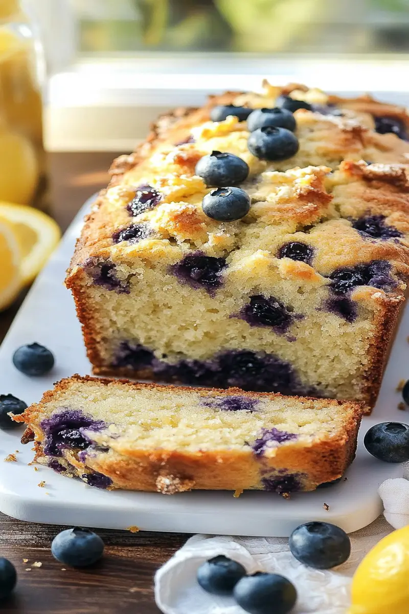 lemon blueberry bread