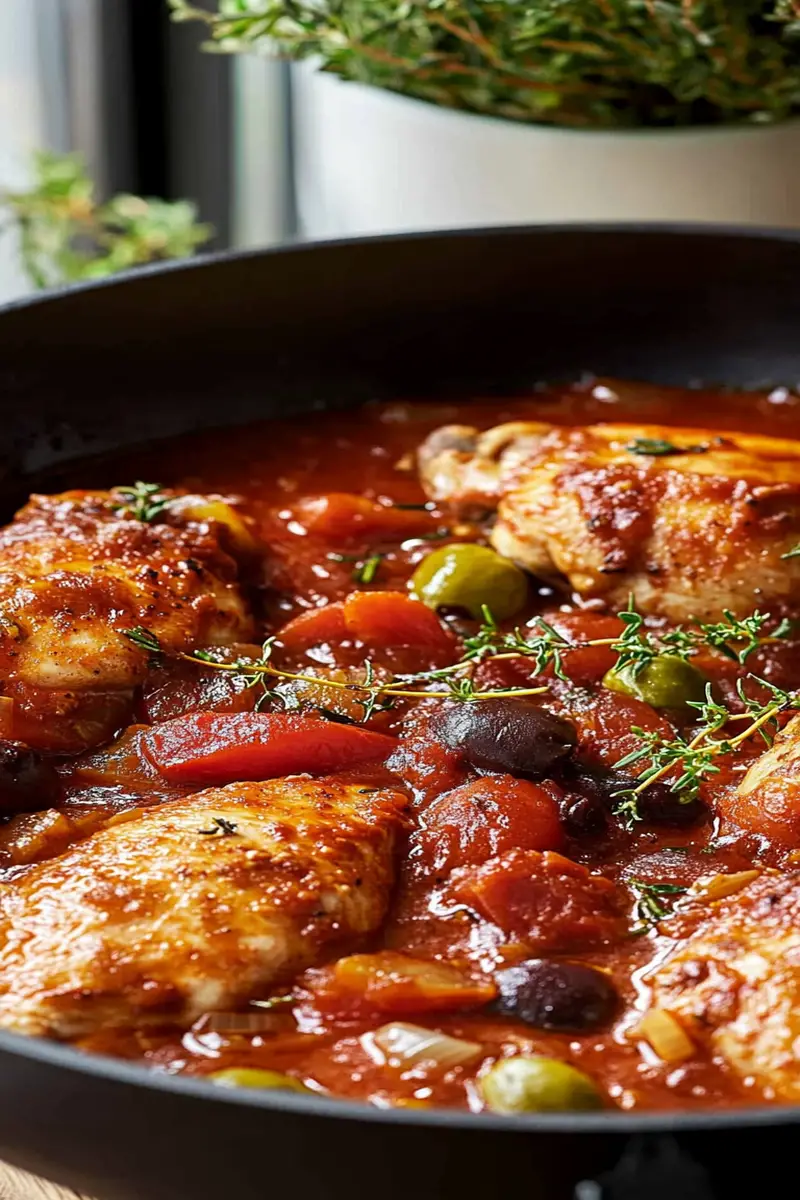 Chicken cacciatore