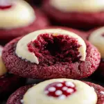 Delicious Red Velvet Thumbprint Cookies Recipe