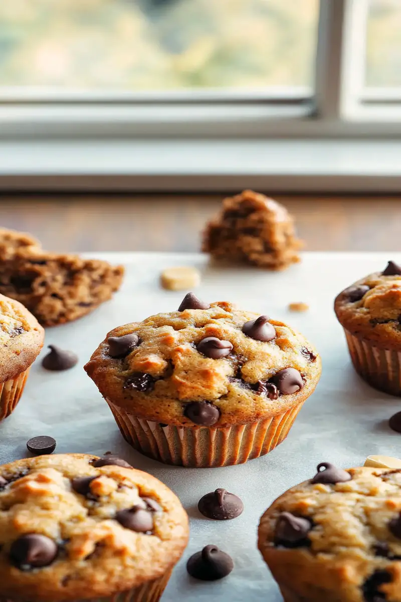 Best Banana Chocolate Chip Muffins