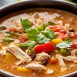 Crock pot Chicken Fajita Soup