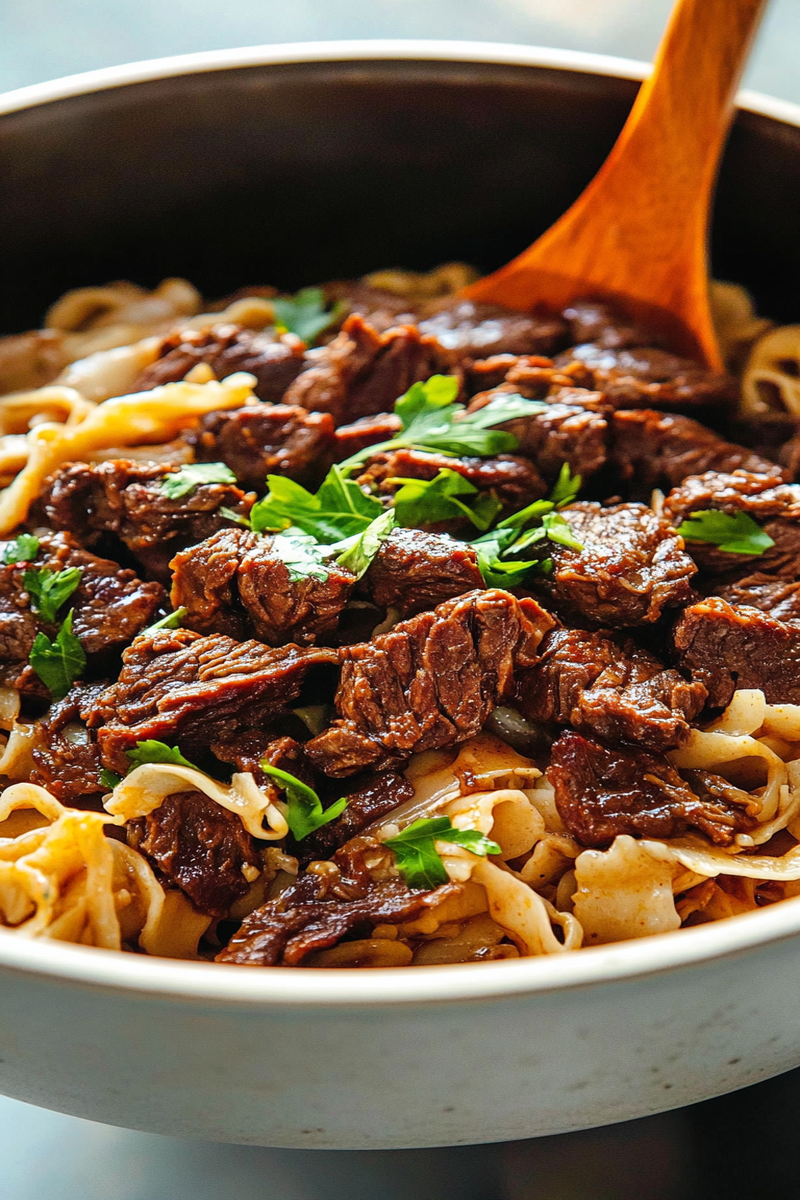 Beef and Noodle Dish