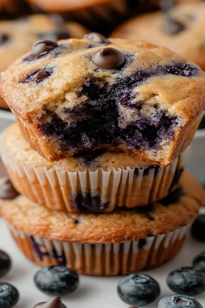 Blueberry Chocolate Chip Muffins