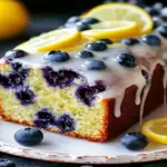 Lemon Blueberry Loaf with Lemon Glaze