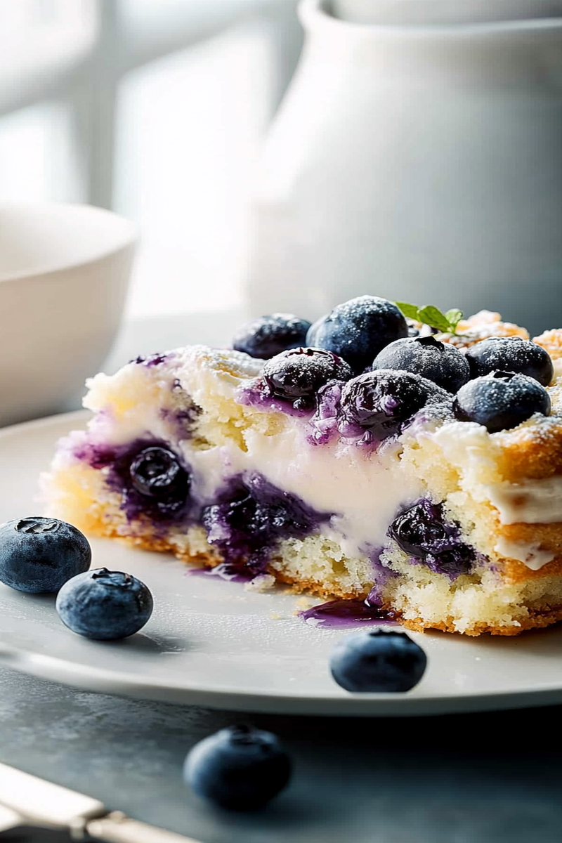 Blueberry Cream Cheese Coffee Cake