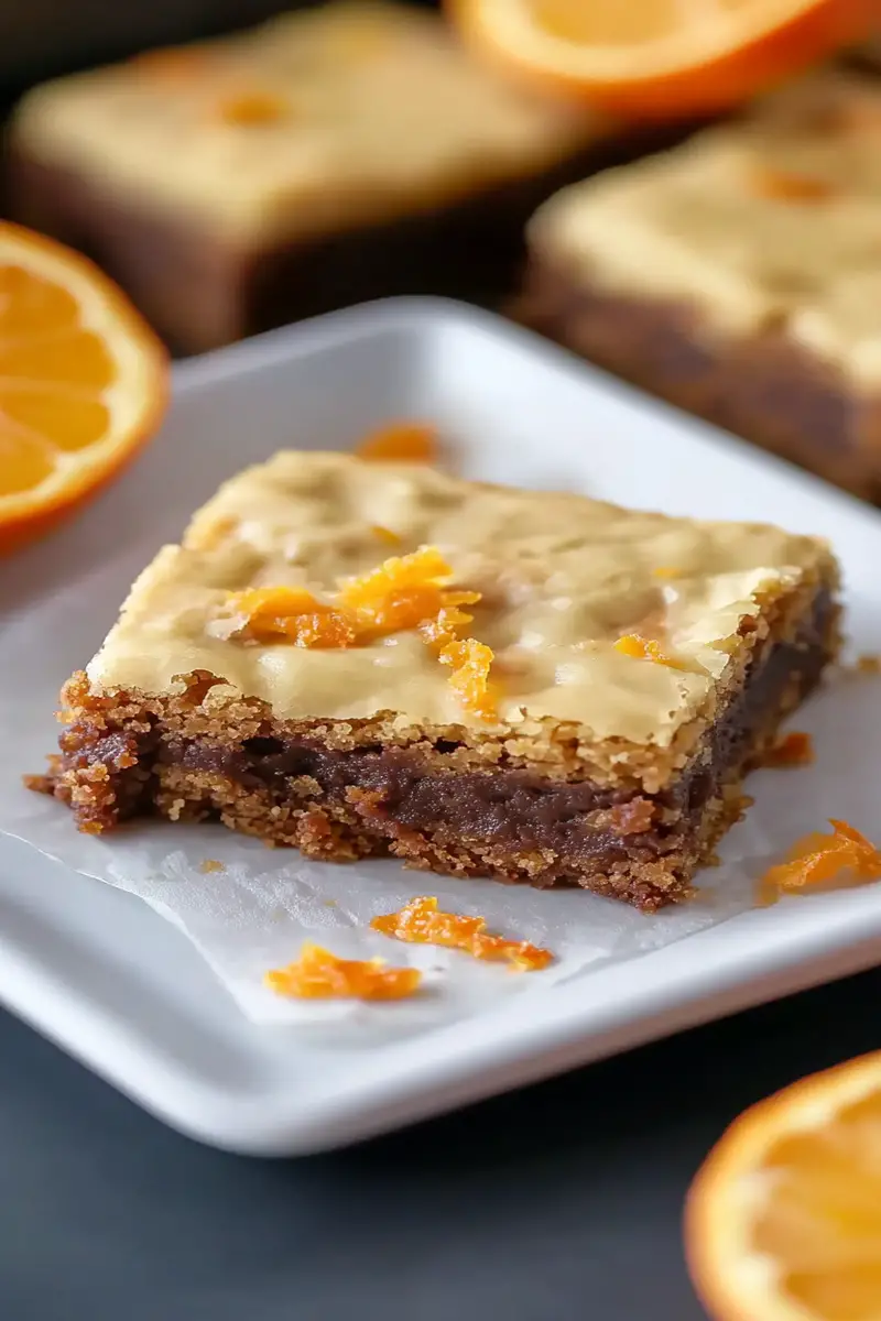 Blonde Orange Brownies